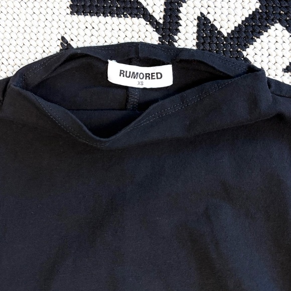 Rumored Minimalist Sleeveless Mini Dress in Black XS - Picture 10 of 12